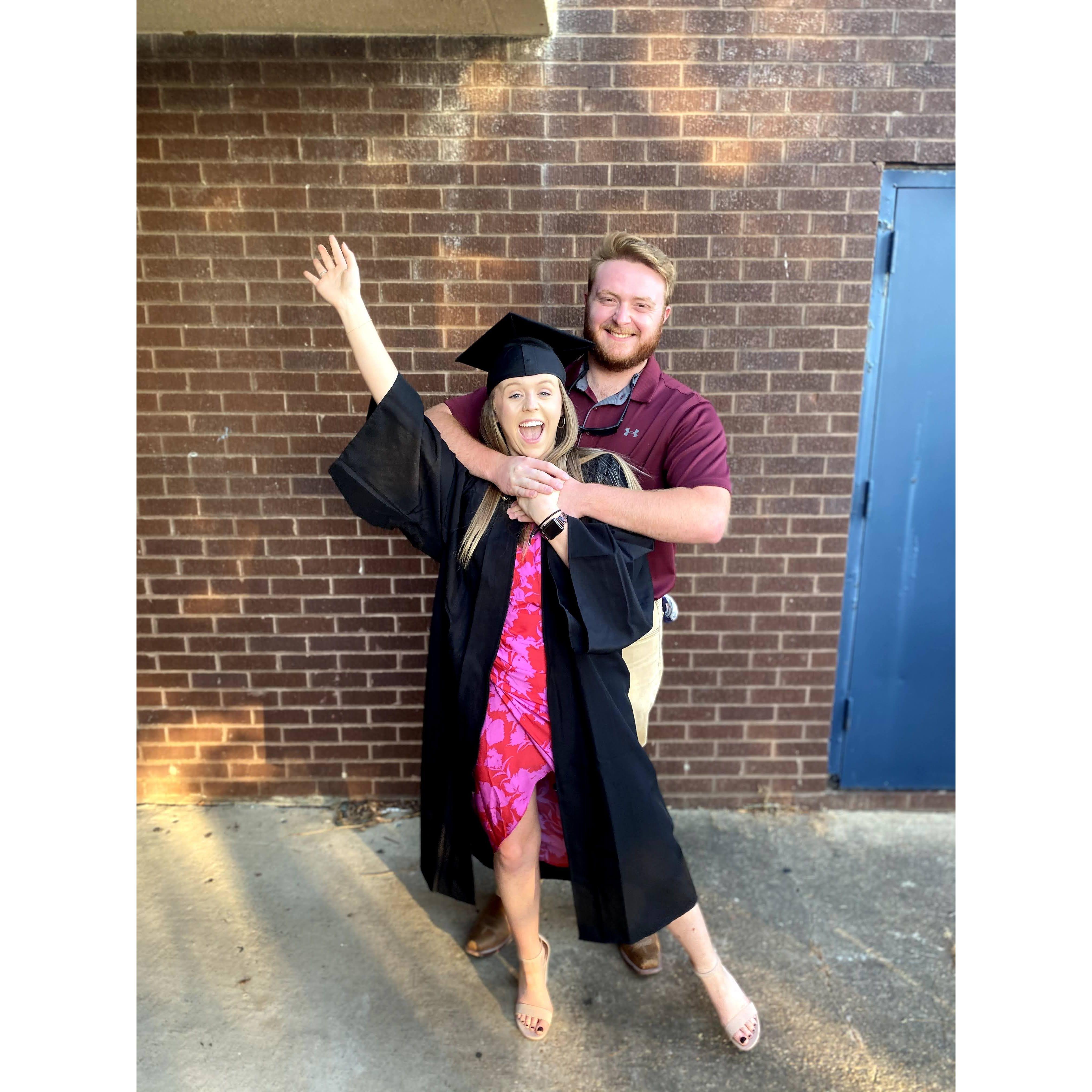 We conquered college graduation together!