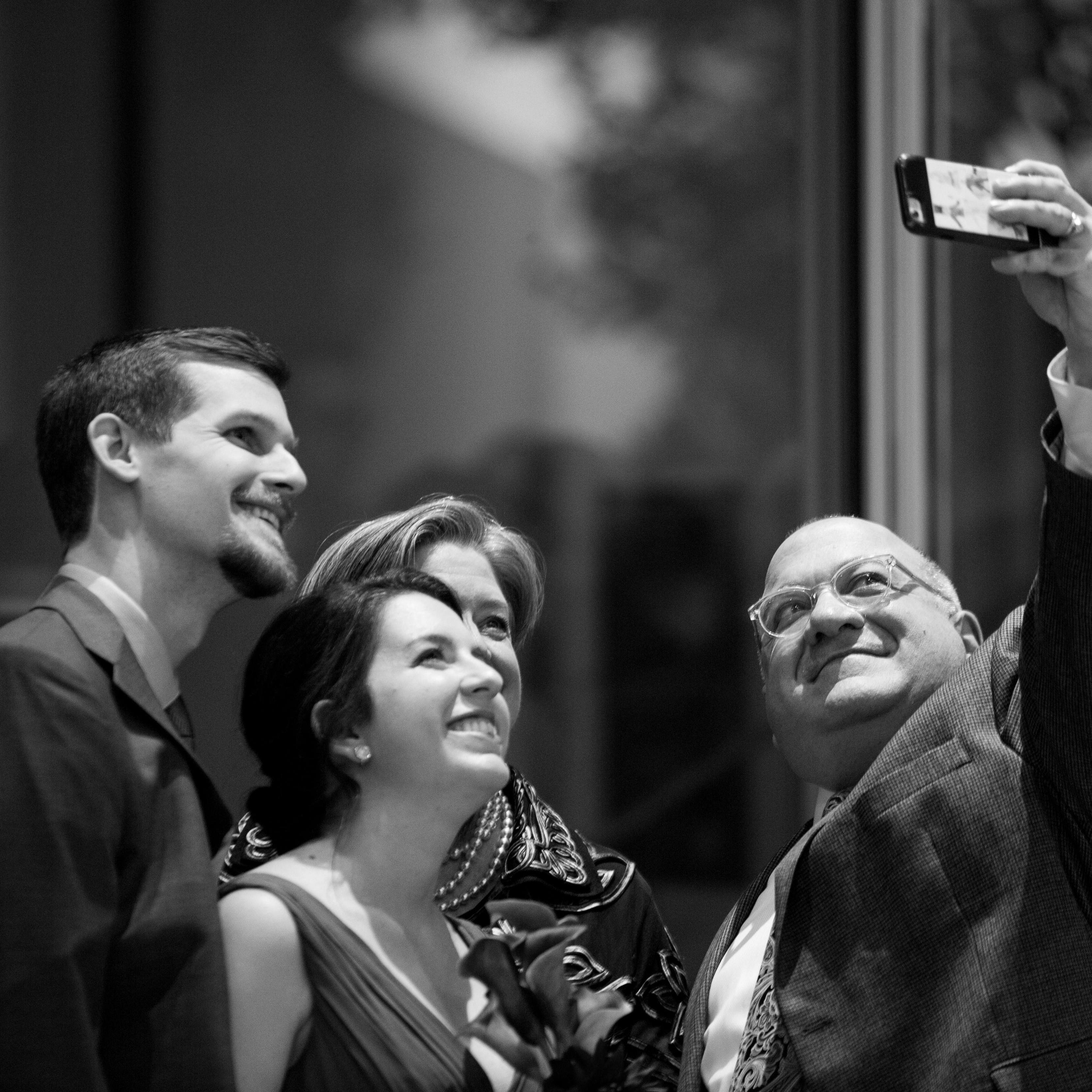 Family selfie snapshot at Ryan and Julio's Chicago wedding