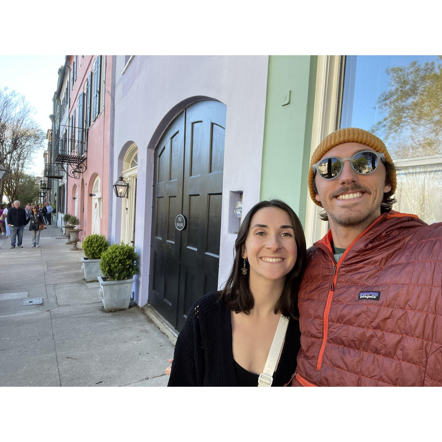 March 2023 in Charleston with Nicole's parents