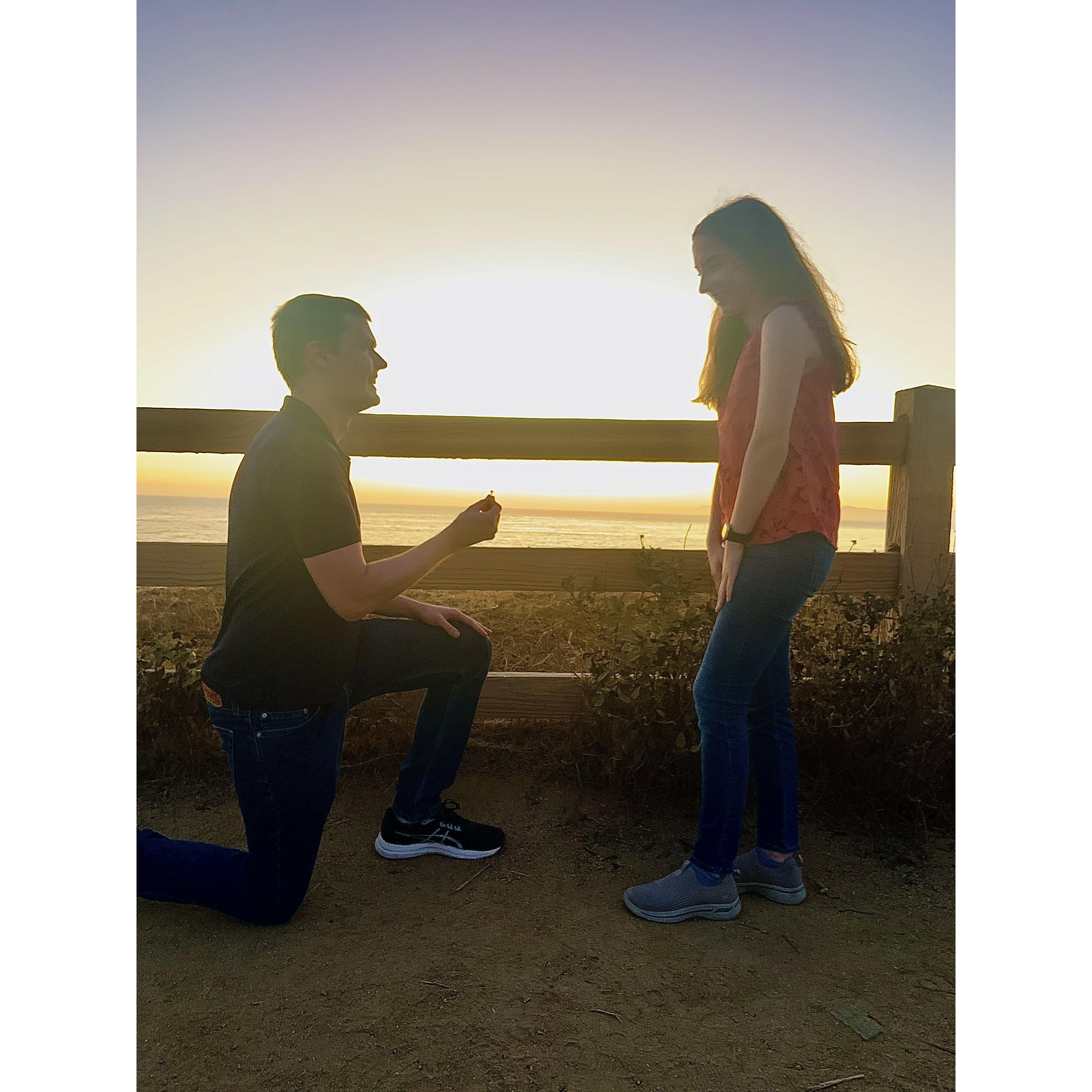 The day we got engaged! 7.20.24