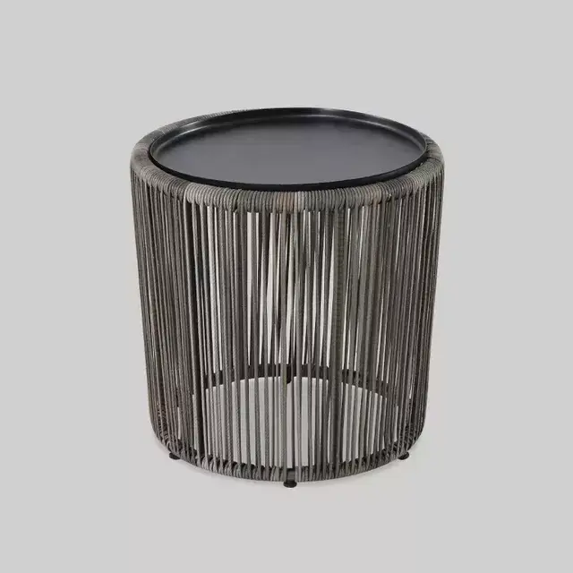 Latigo Patio Side Table with Tray - Brown - Opalhouse™