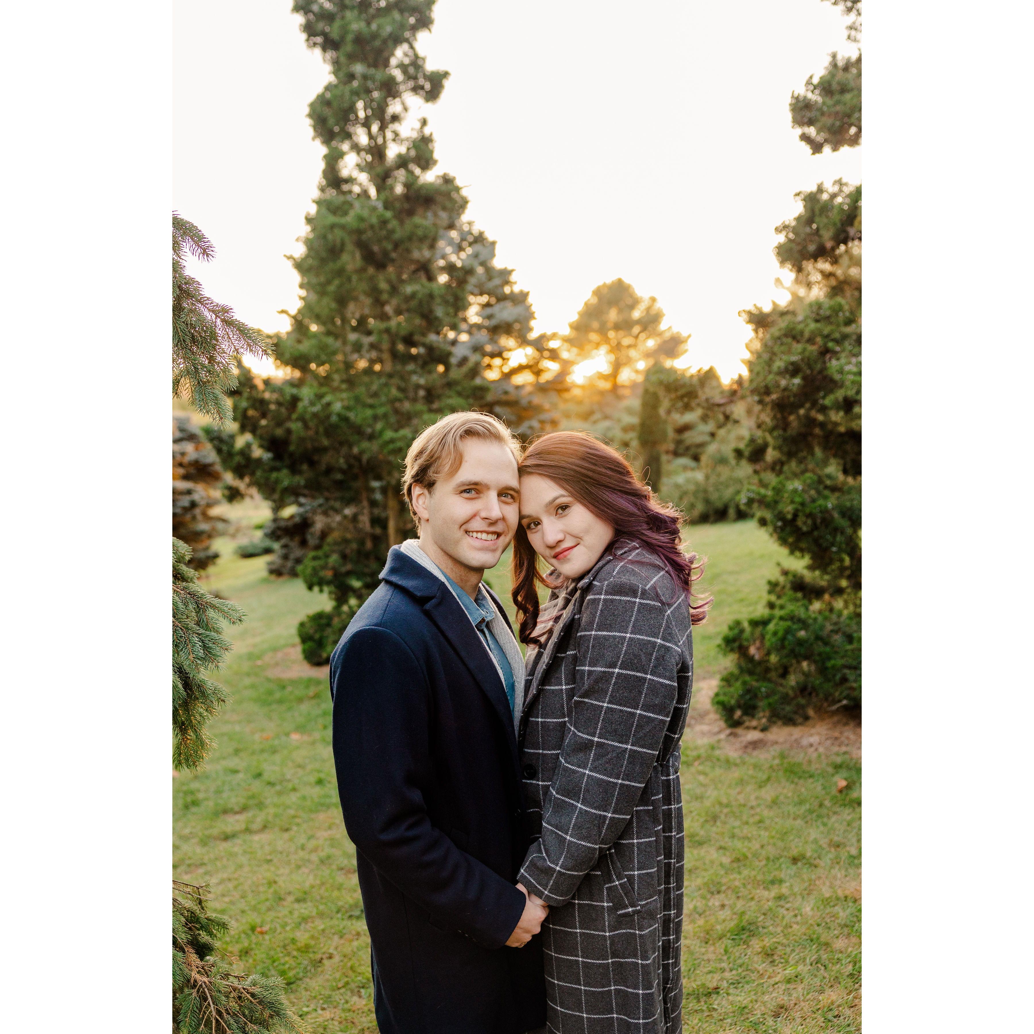 Another picture from the engagement photo shoot!