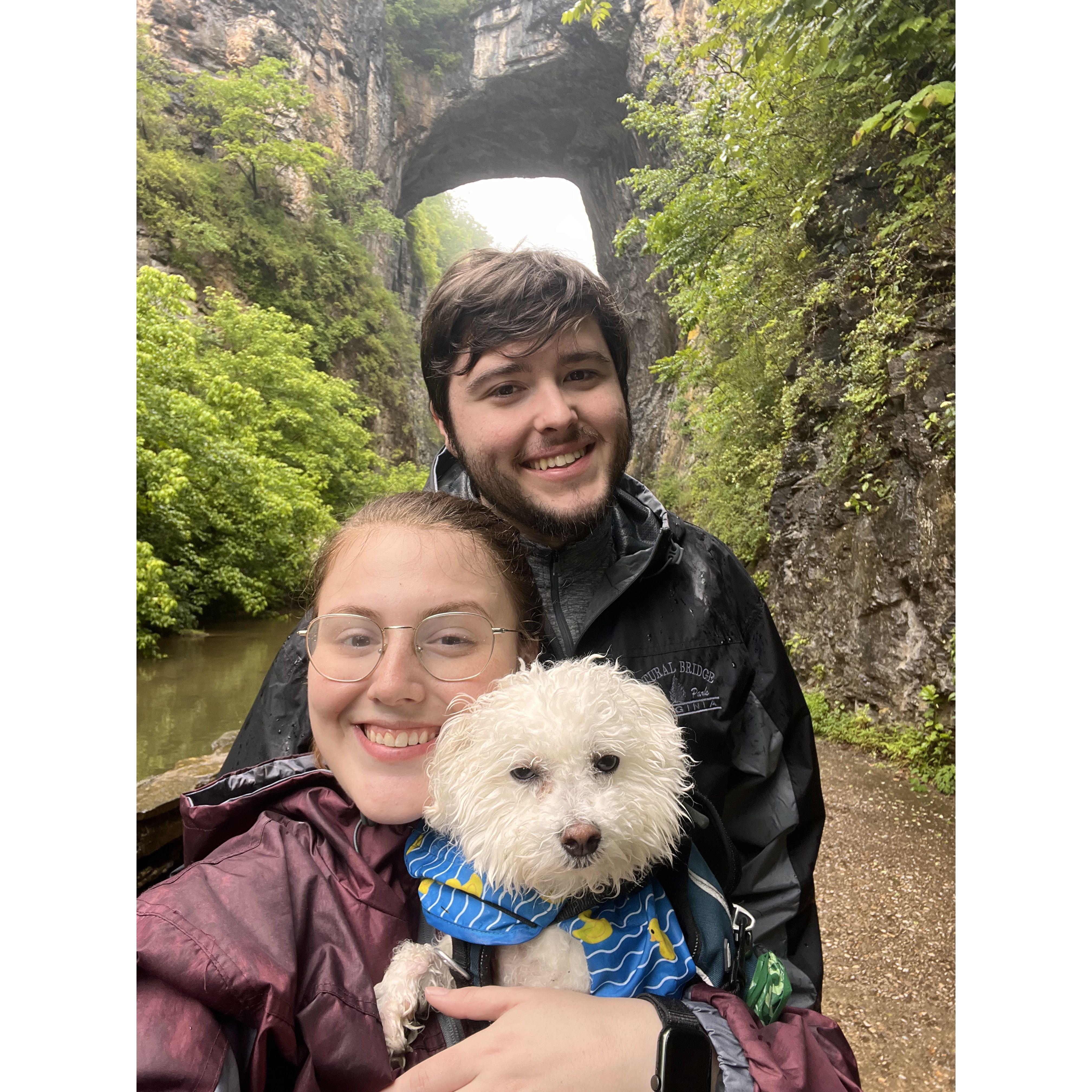 Family trip to Natural Bridge State Park