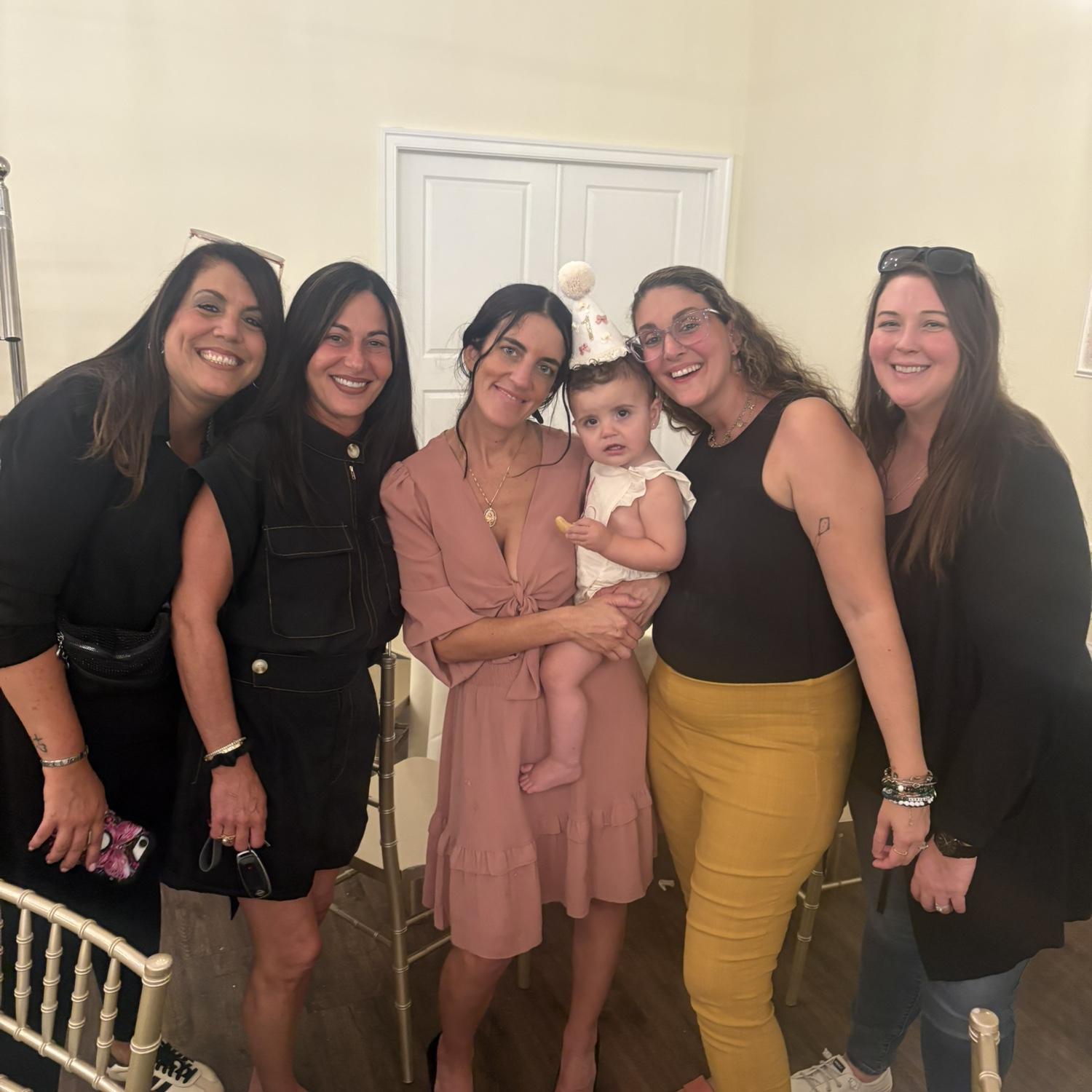 aisley’s first birthday party.