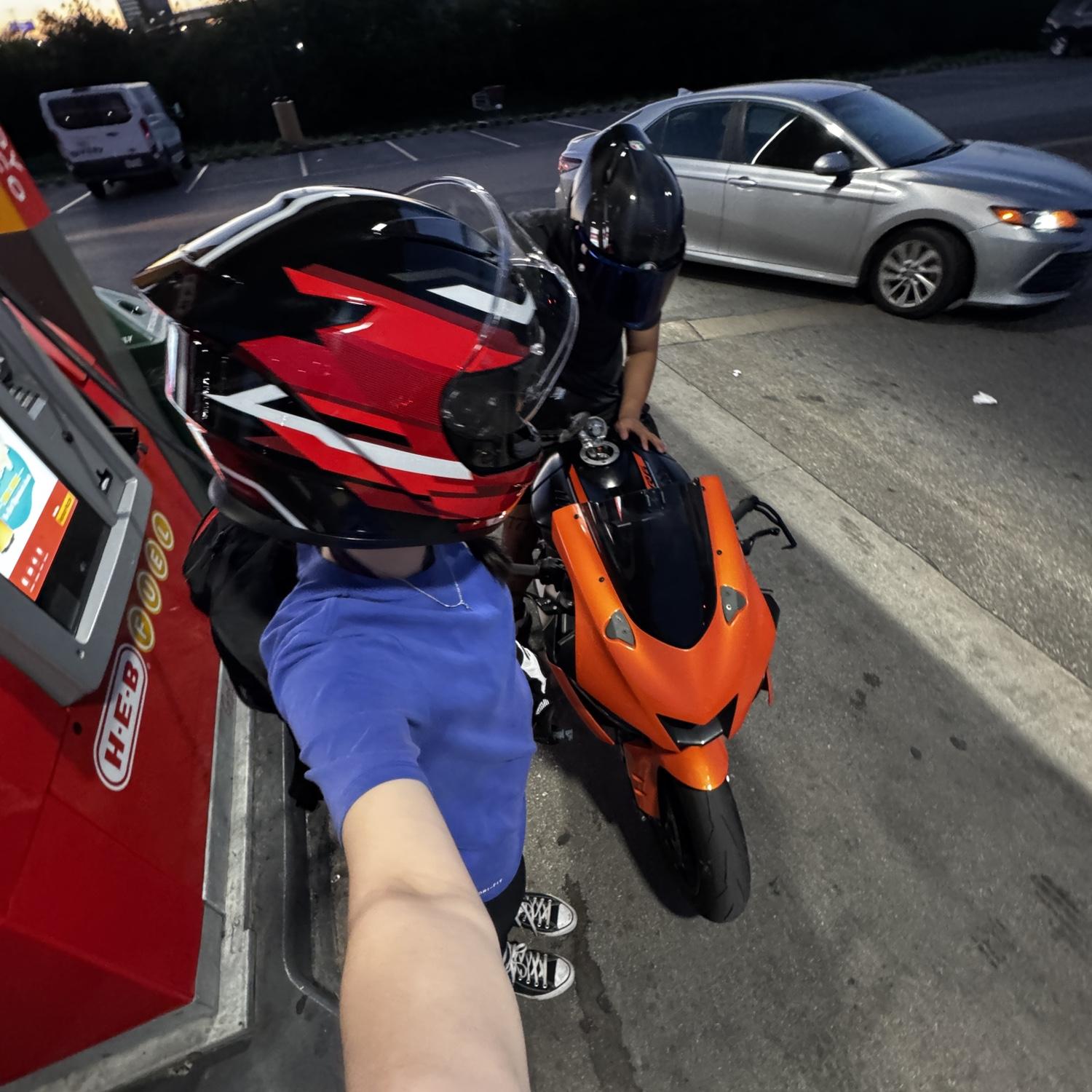 First time riding together