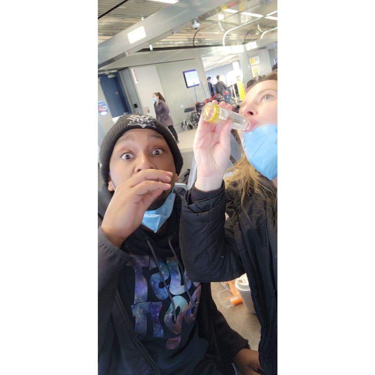 Our first time flying together