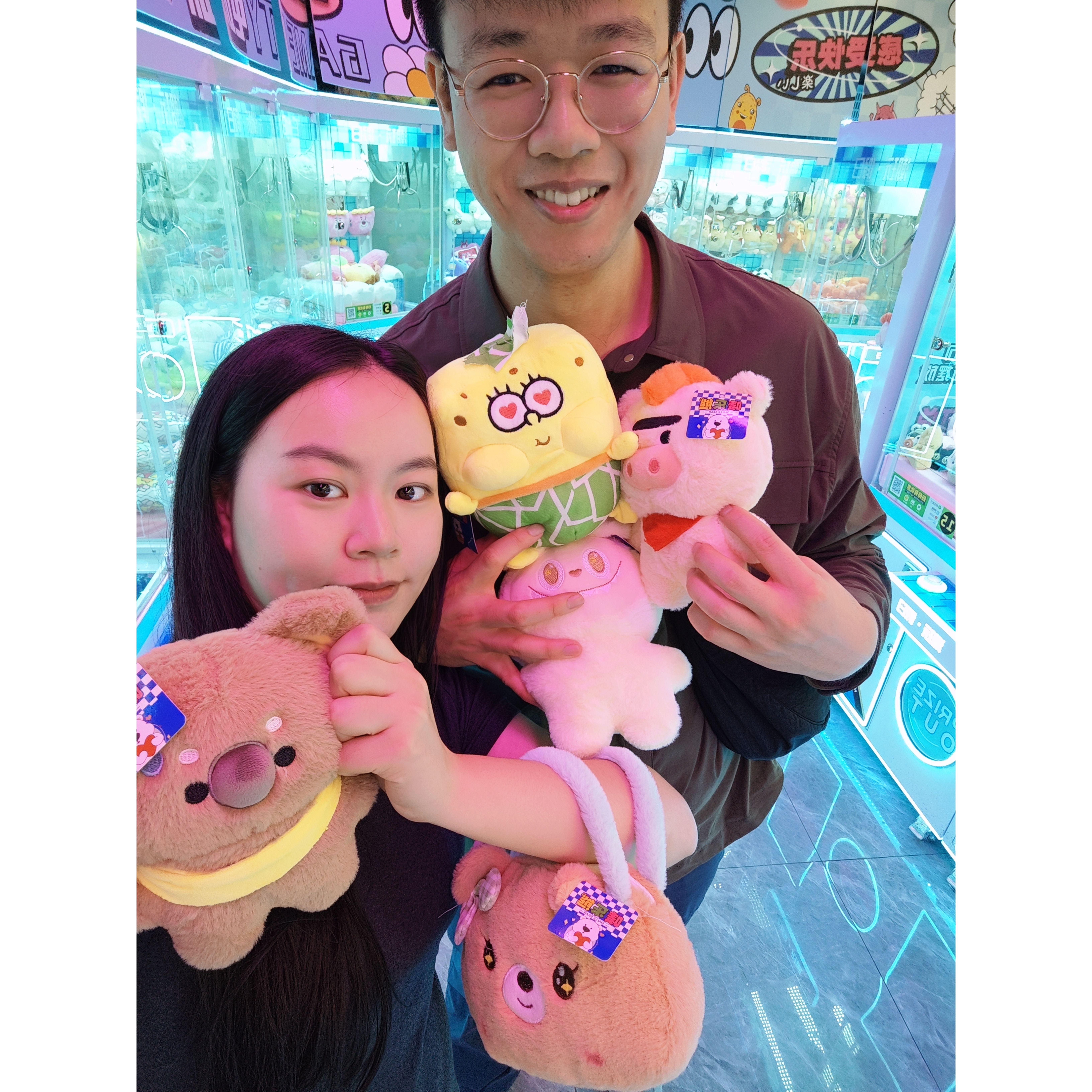 A fun filled afternoon in the arcade playing games