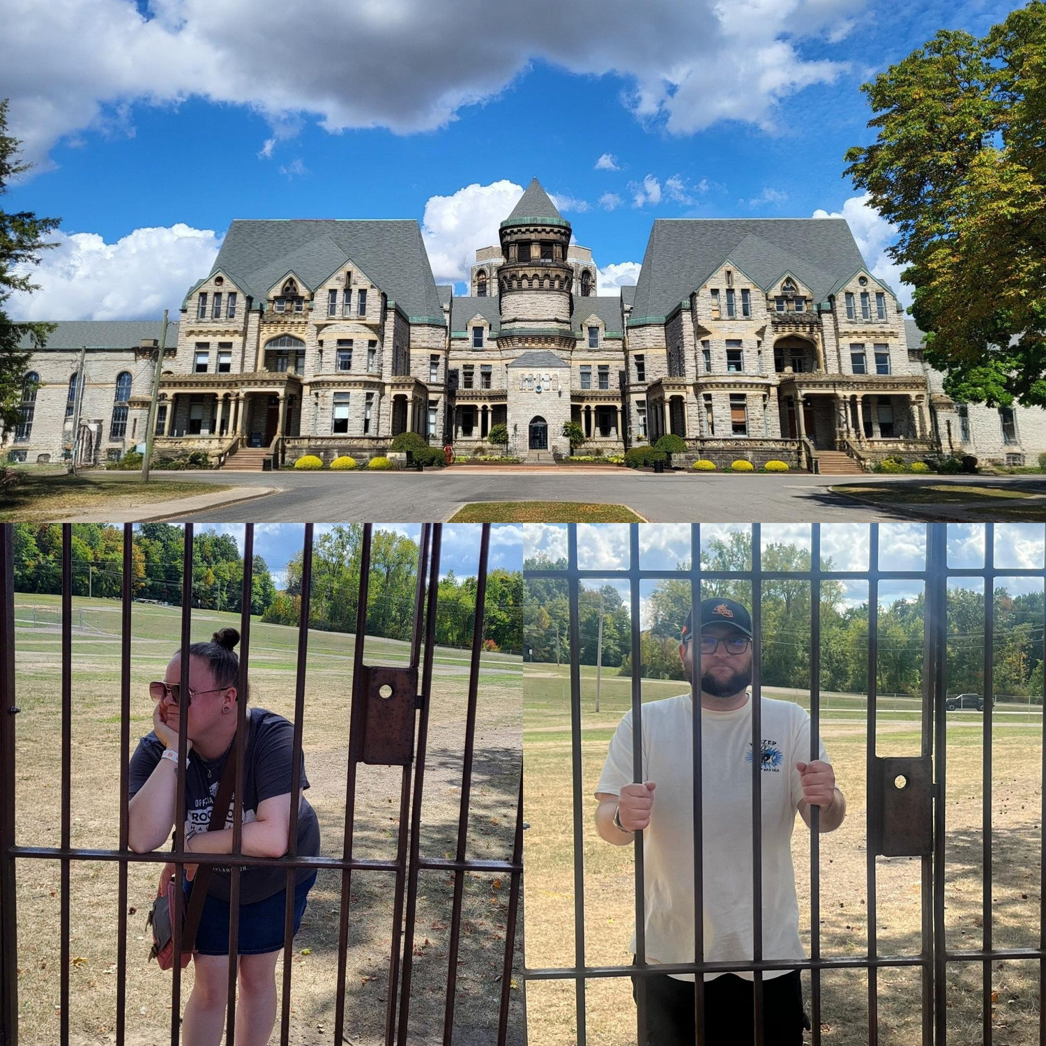 For Michael's birthday, we both ended up behind bars... at the Ohio State Reformatory, where we got to tour the building where some of Shawshank Redemption was shot.