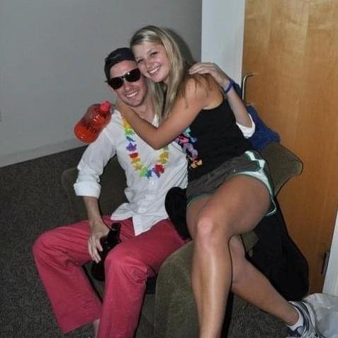 Marathon Monday, shortly before Andrew's powernap