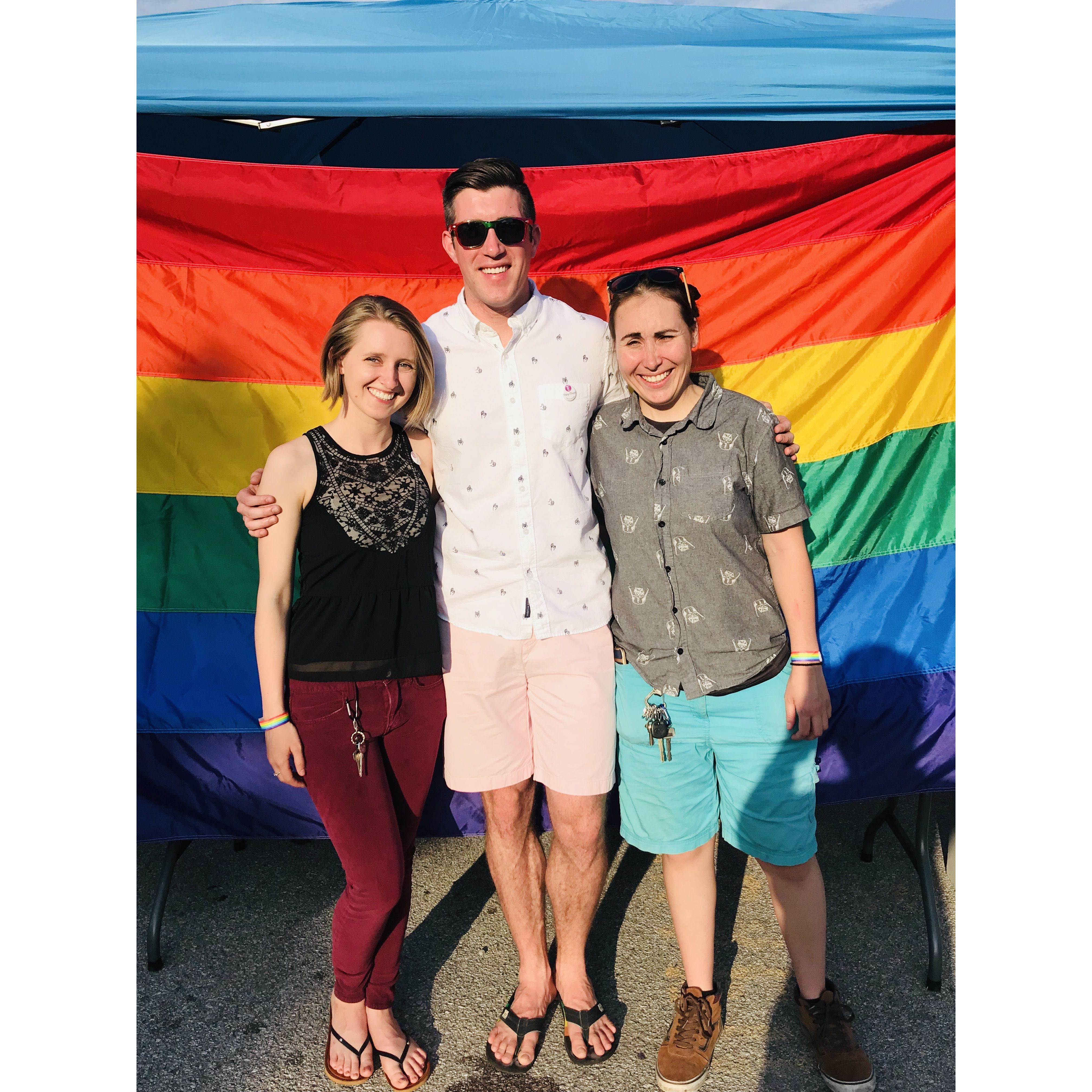 Whitney, Alex, & Ari @ Star City Pride