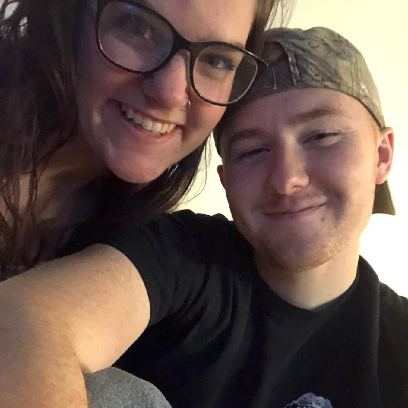 The first picture we took together the night before we started dating!