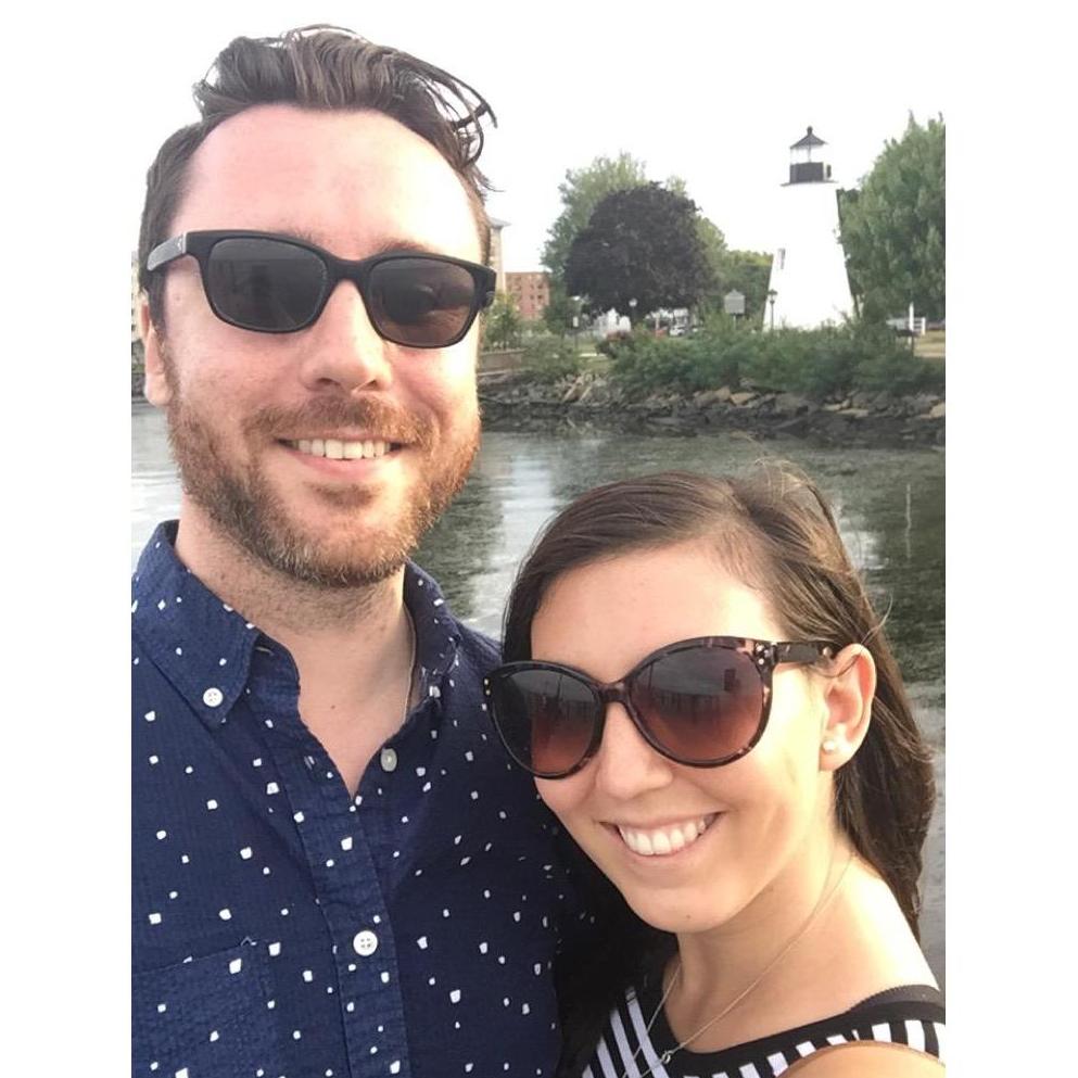 Cassie and Mike enjoy taking day trips. This picture was taken on a Sunday afternoon trip to Have de Grace.