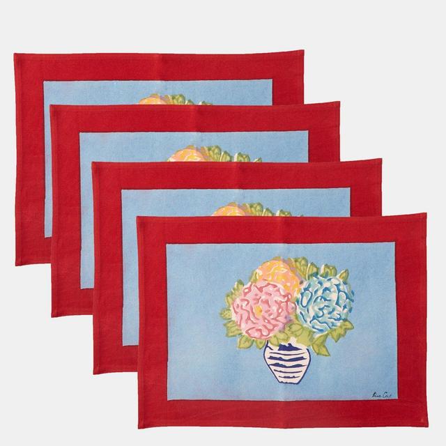 Lisa CortiX La Minervetta set of four cotton placemats