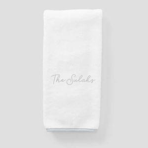 Monogrammed Plush Luxury Hand Towels (pair) | Weezie