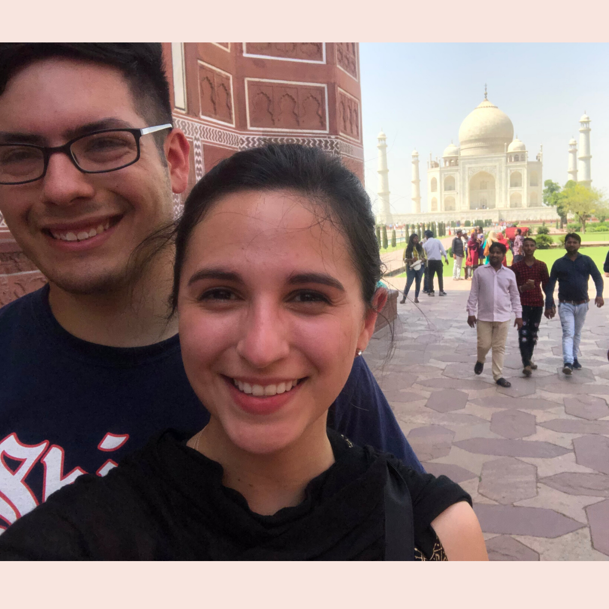 Despite blistering heat, we are so blessed that we got to see the Taj Mahal! (Thank you Jake and Sarita!)