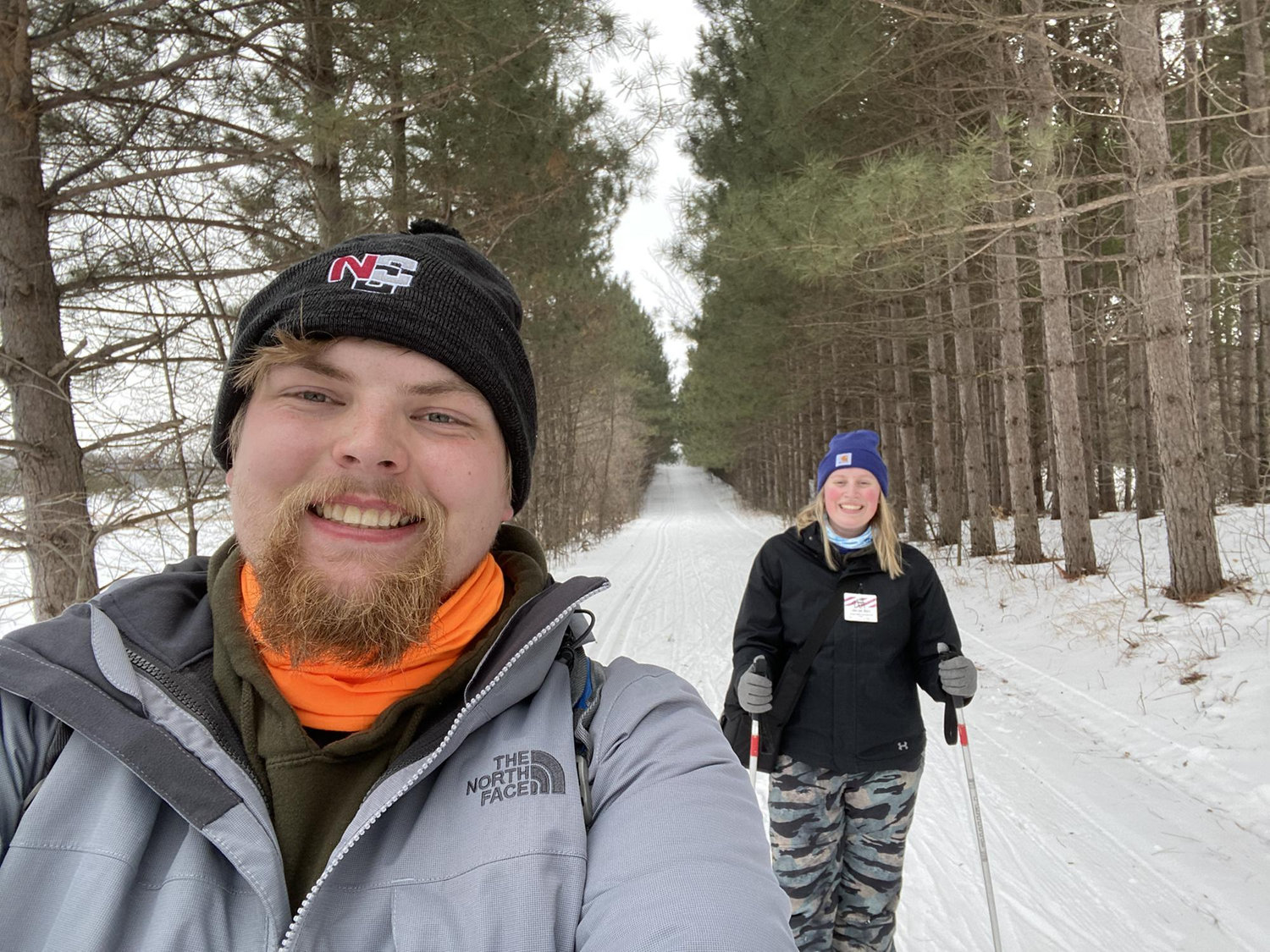 Winters we have come to enjoy cross country skiing at a hill near Glenwood