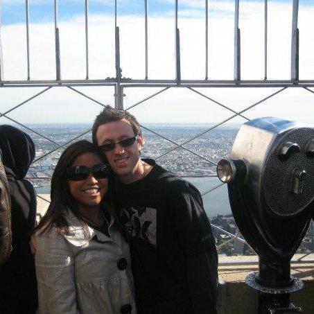 Top of the Empire State Building. First time Ryan visited me in New York City