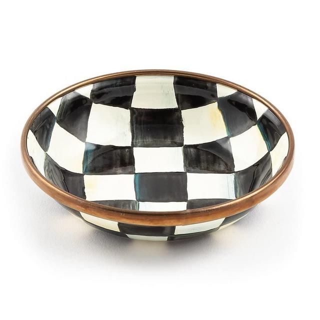 MACKENZIE-CHILDS Courtly Check Enamel Dipping Bowl