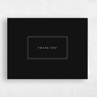Black Wedding Thank You - Ivoire Landscape