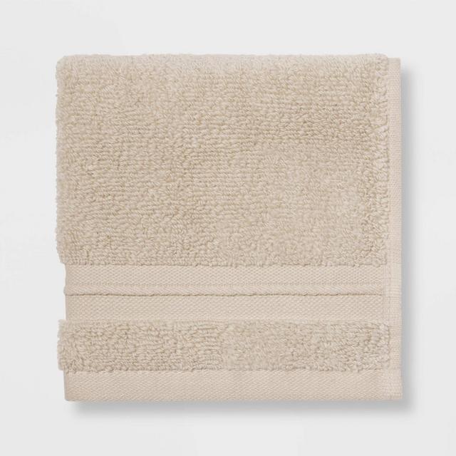 Spa Washcloth Light Taupe - Threshold Signature™