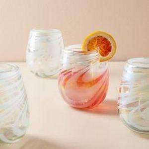 Jupiter Stemless Wine Glass Set