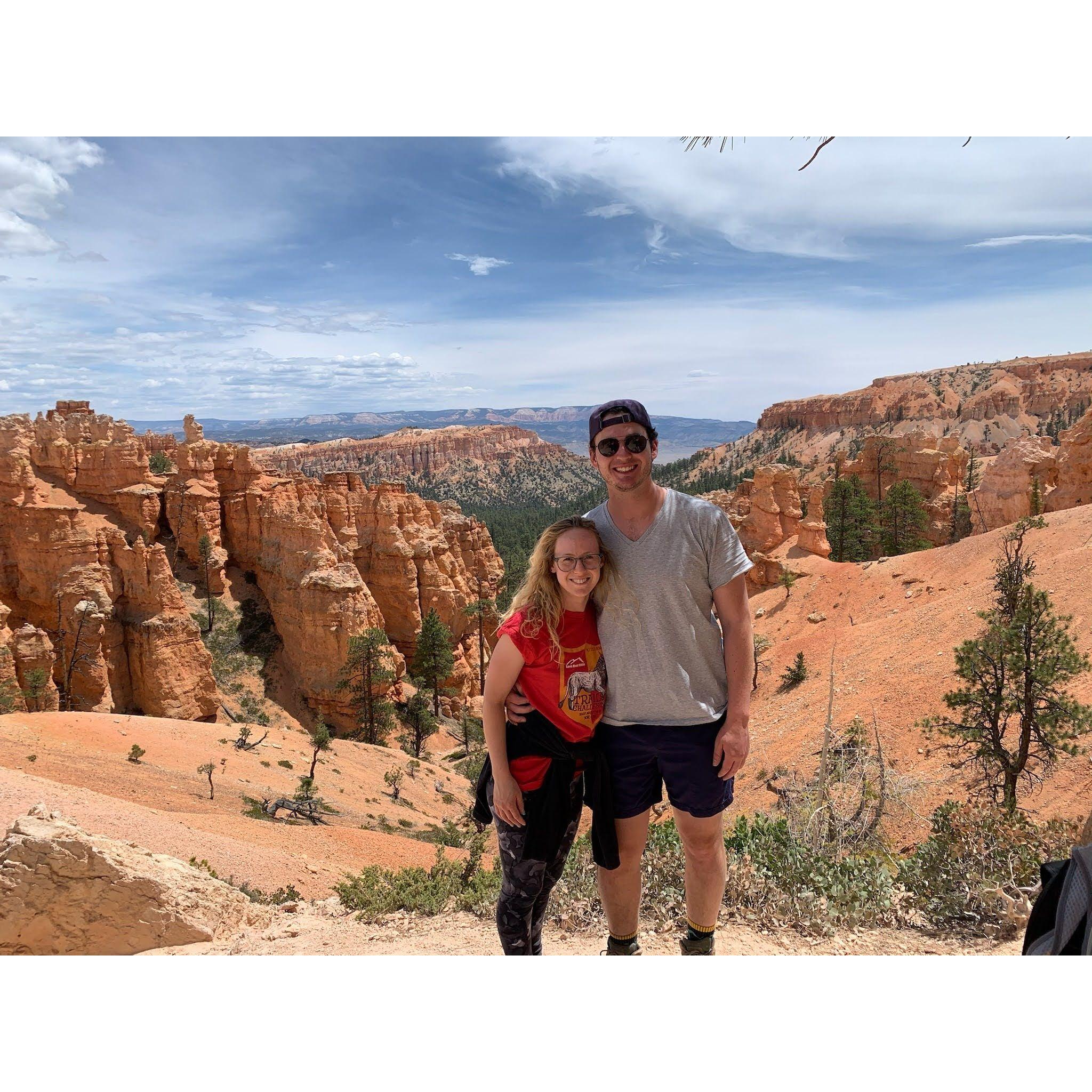 We were in awe of Bryce canyon, and Savyon loved learning about the geographical features of all the HOODOOS!