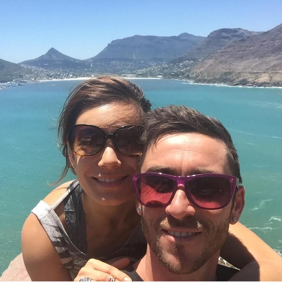 First time Angelica visited South Africa. Cape Point, Capetown  December 2015