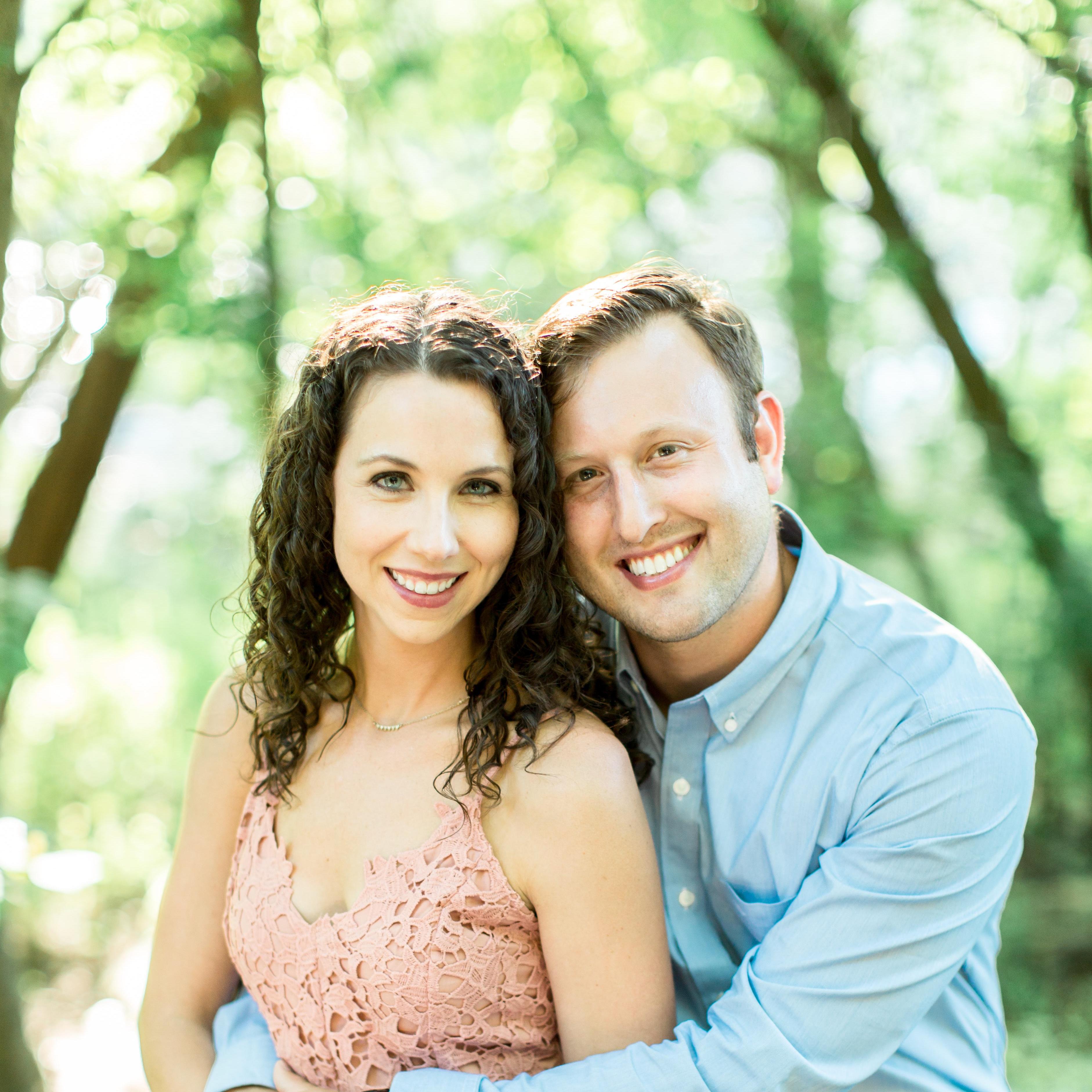 Engagement photos in Hubbard Park. July 2018