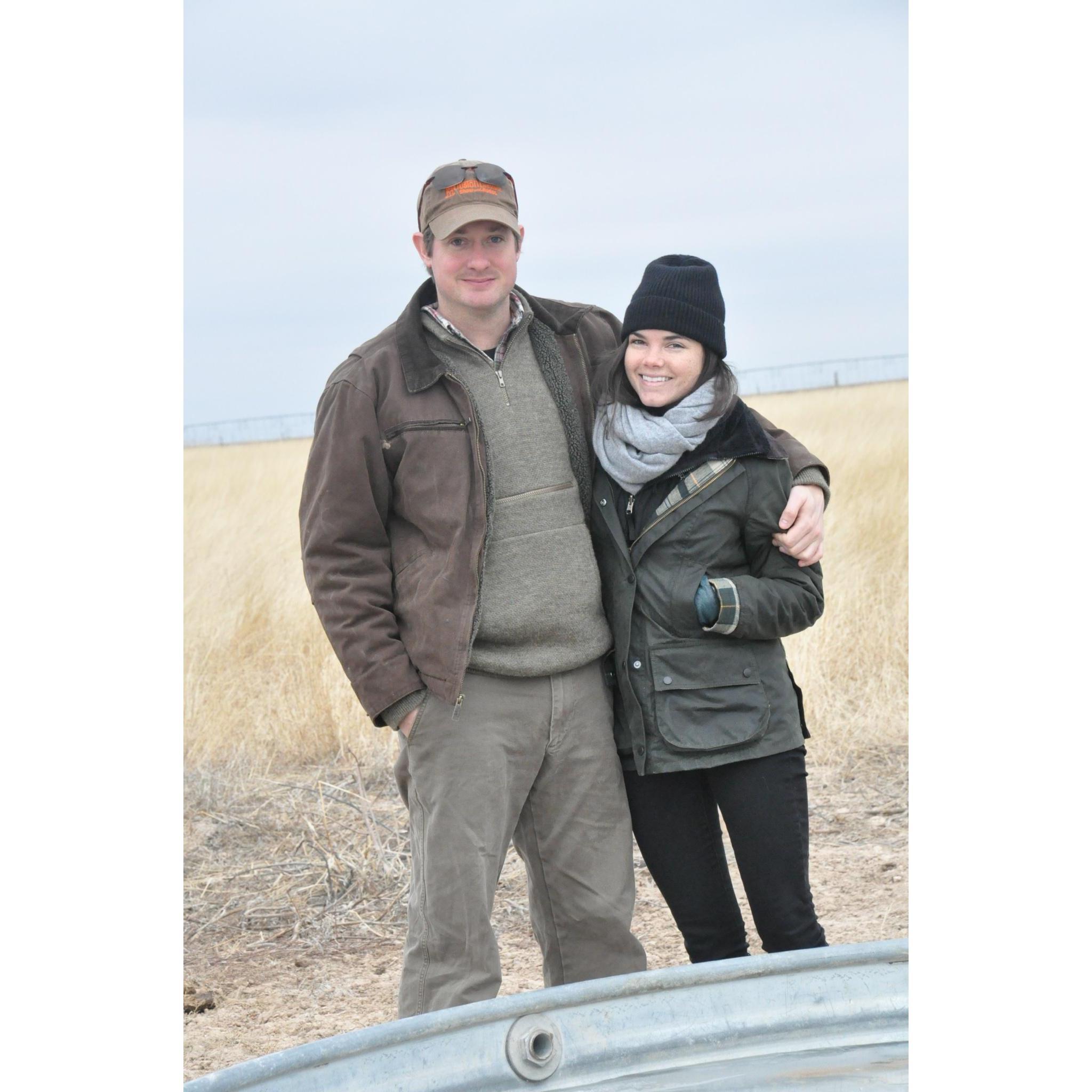 freezing at the ranch.