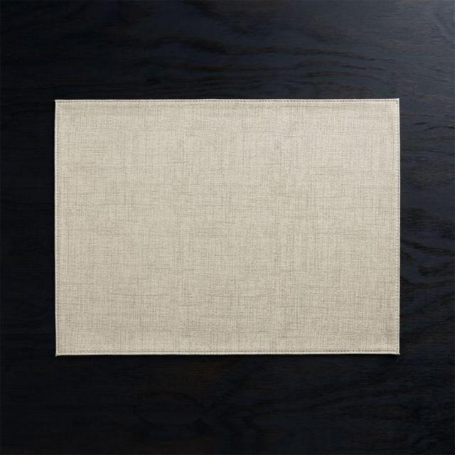 Shiloh Easy-Care Taupe Placemat