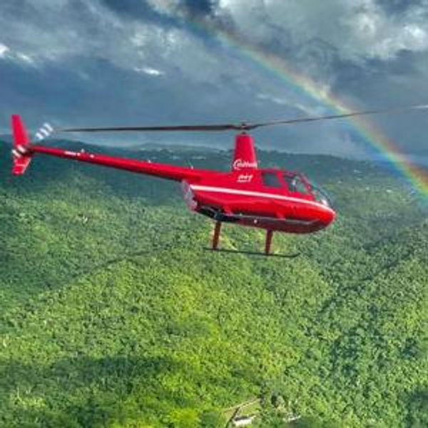 Helicopter Ride in St. Lucia