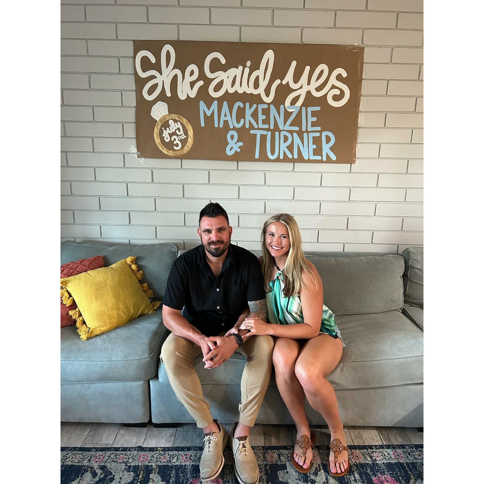 The day we got engaged! #BESTDAYEVER