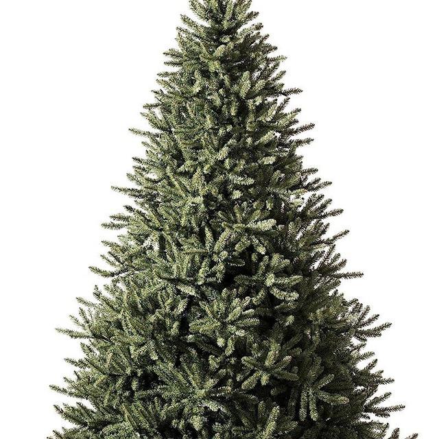 Balsam Hill 6ft Premium Unlit Artificial Christmas Tree 'Traditional' Classic Blue Spruce with Stand, Storage Bag, and Includes Fluffing Gloves