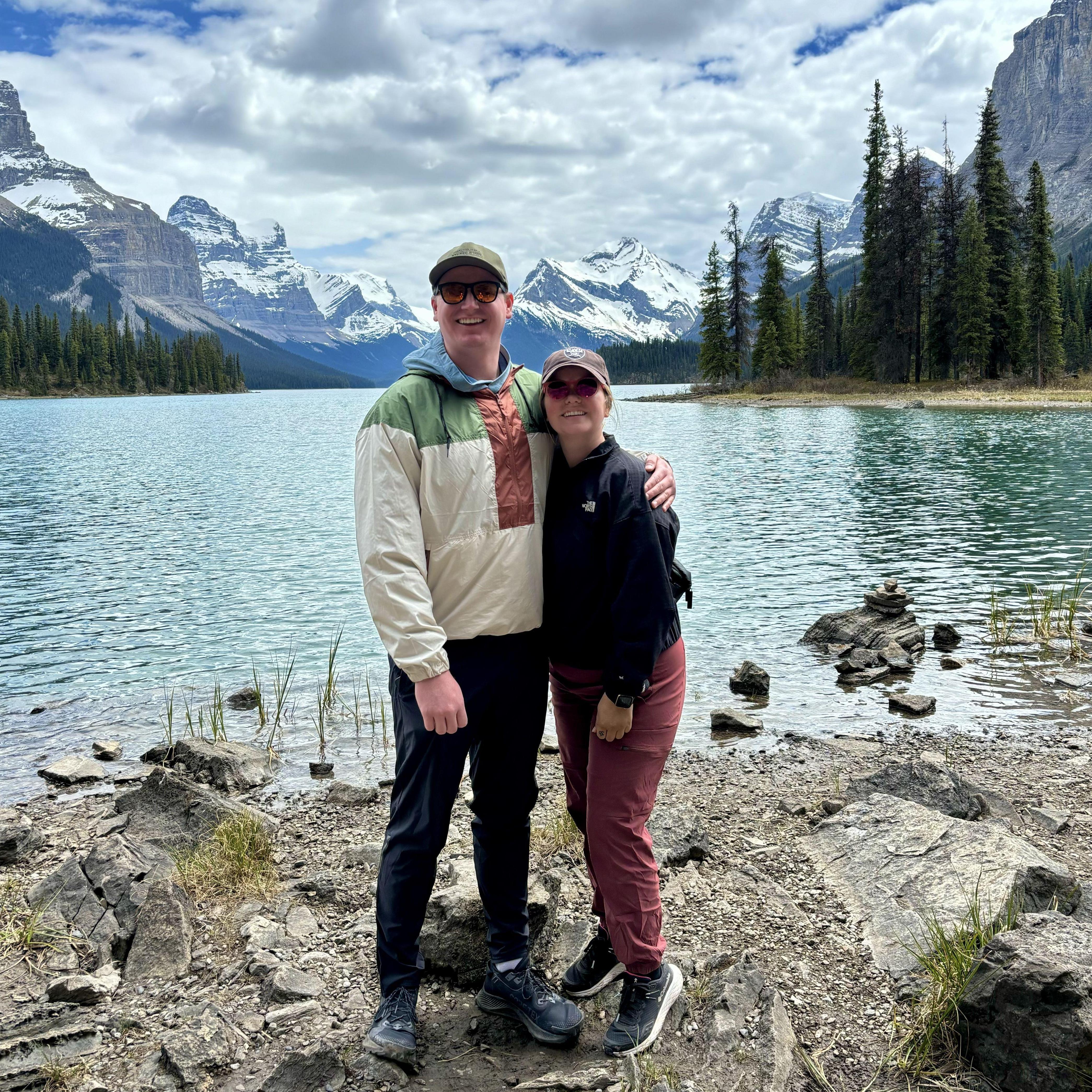 Spirit Island in Jasper National Park