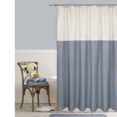 Color Block Shower Curtain
