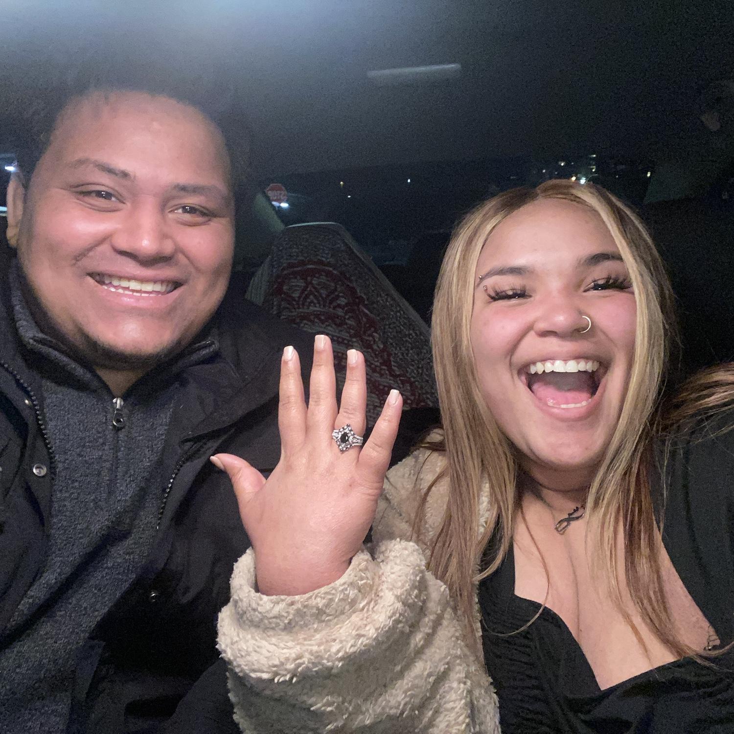 When we got engaged !!!