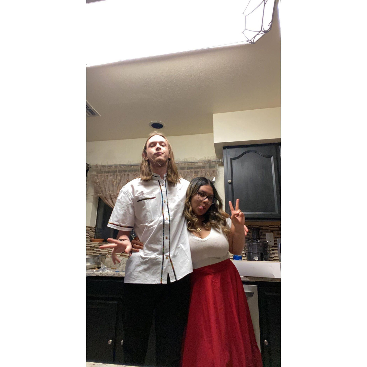 One of our many times at a family party.