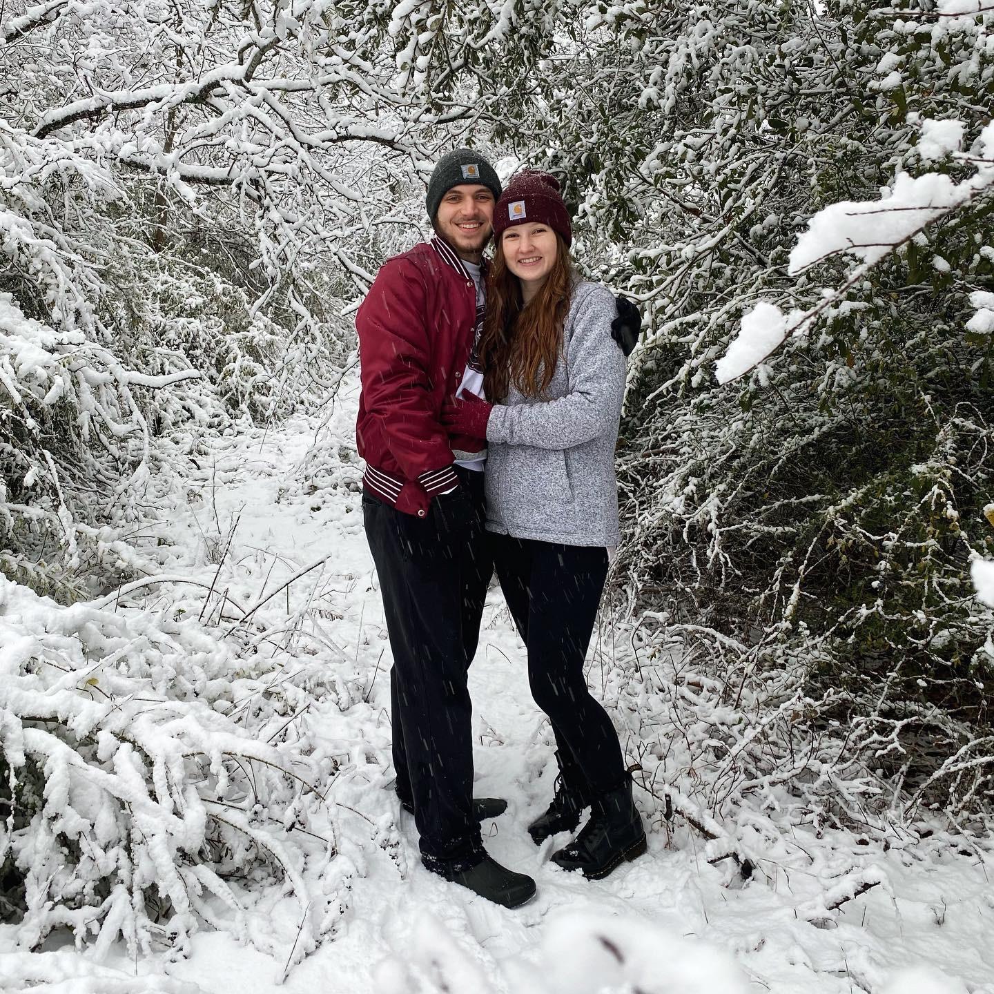 Snow in Aggieland, January 2021