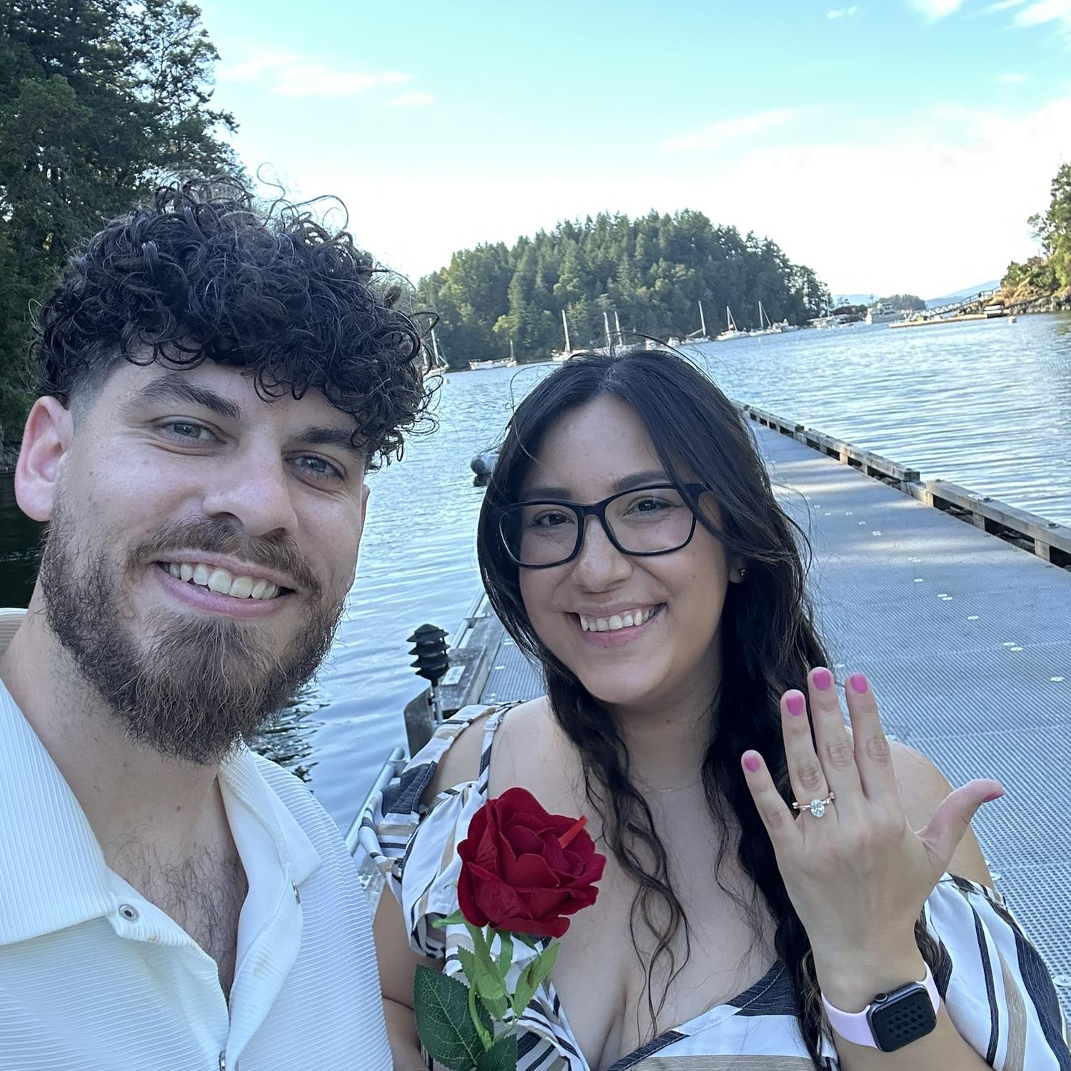Luke & Briana get engaged August 1st, 2026 💍