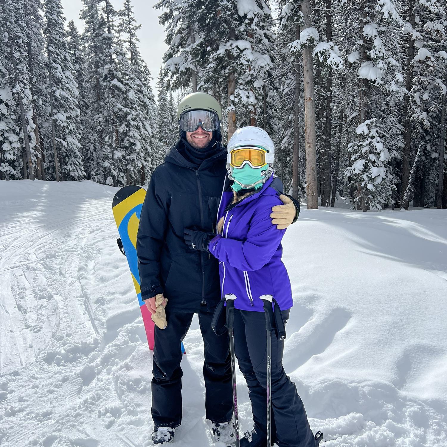 At the top of Vail mountain