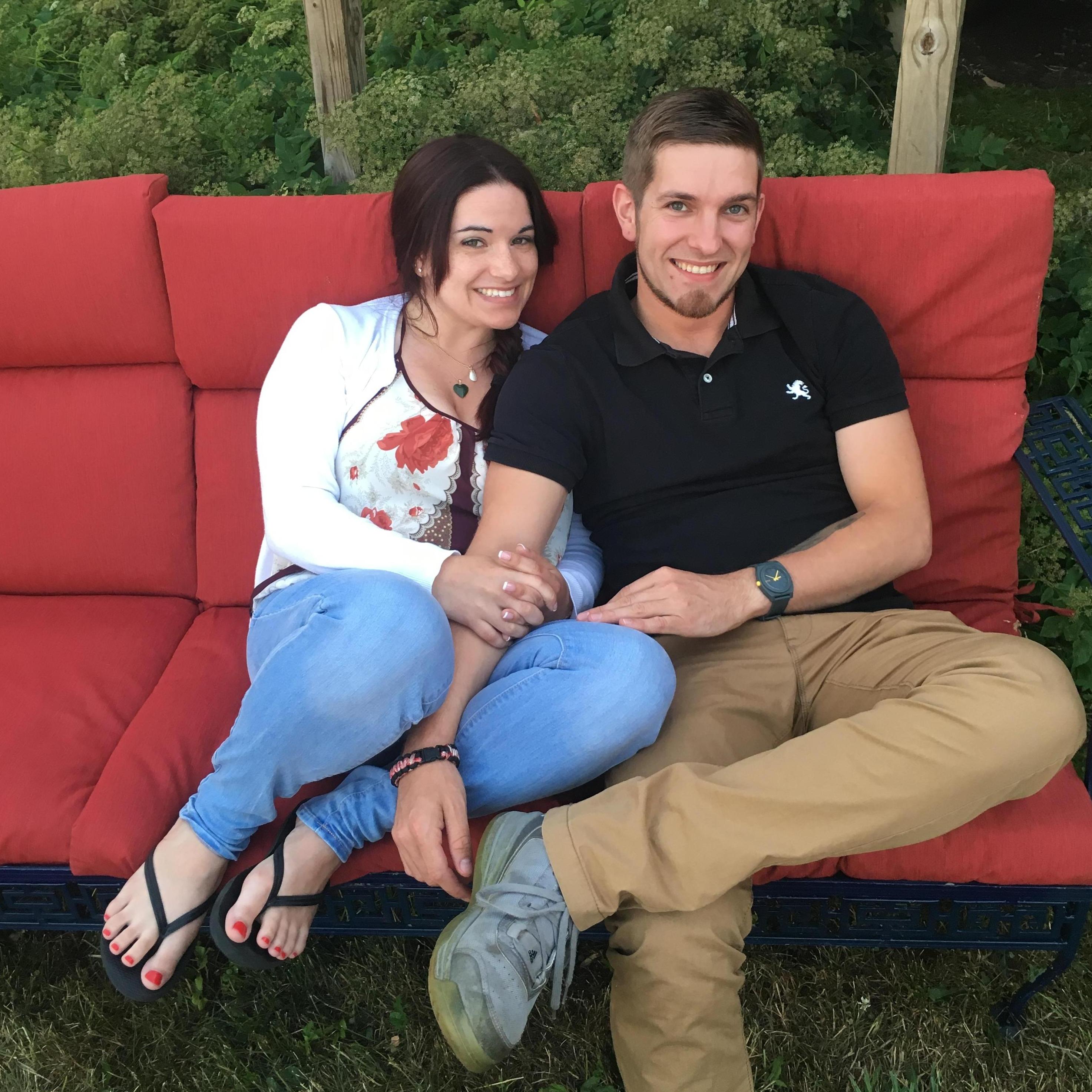 This picture was taken right before we made our relationship official.