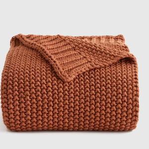 Cotton Fisherman Throw - Terracotta