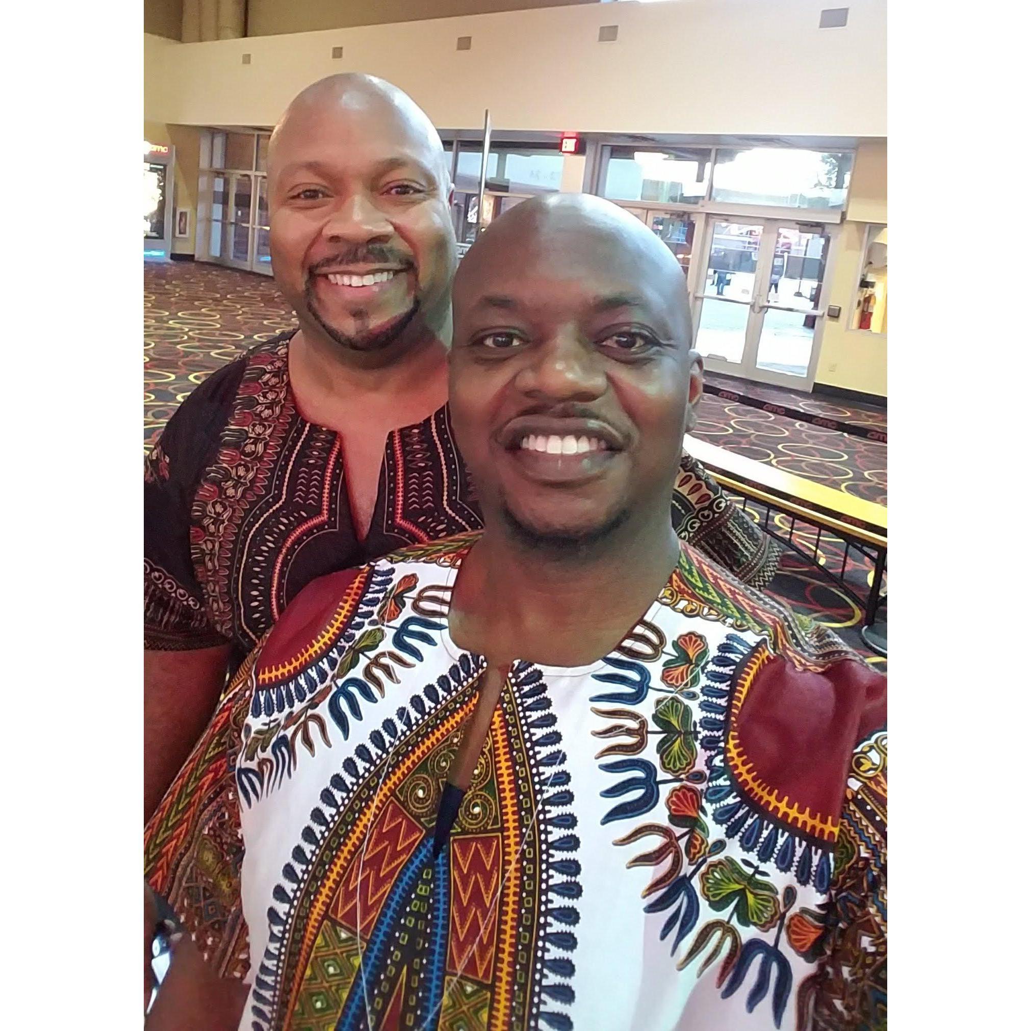 The premiere of the Black Panther movie - Wakanda Forever! (2018)