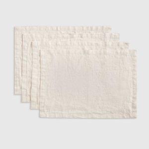 European Linen Placemat (Set of 4) in Flax
