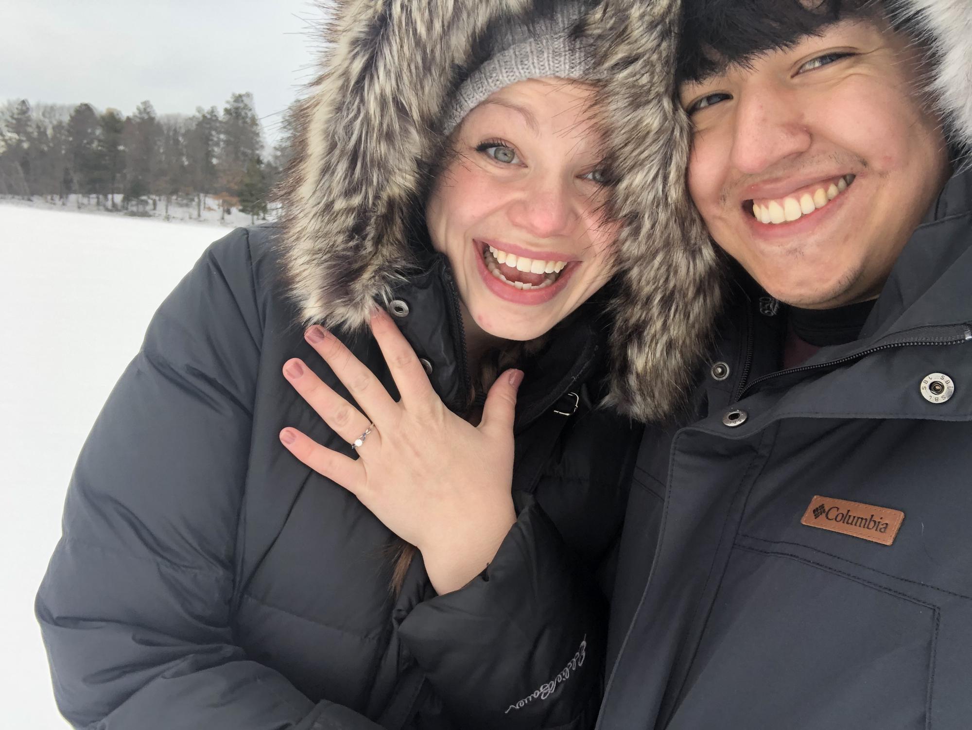 The frozen lake proposal!