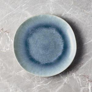 Caspian Blue Reactive Glaze Salad Plate