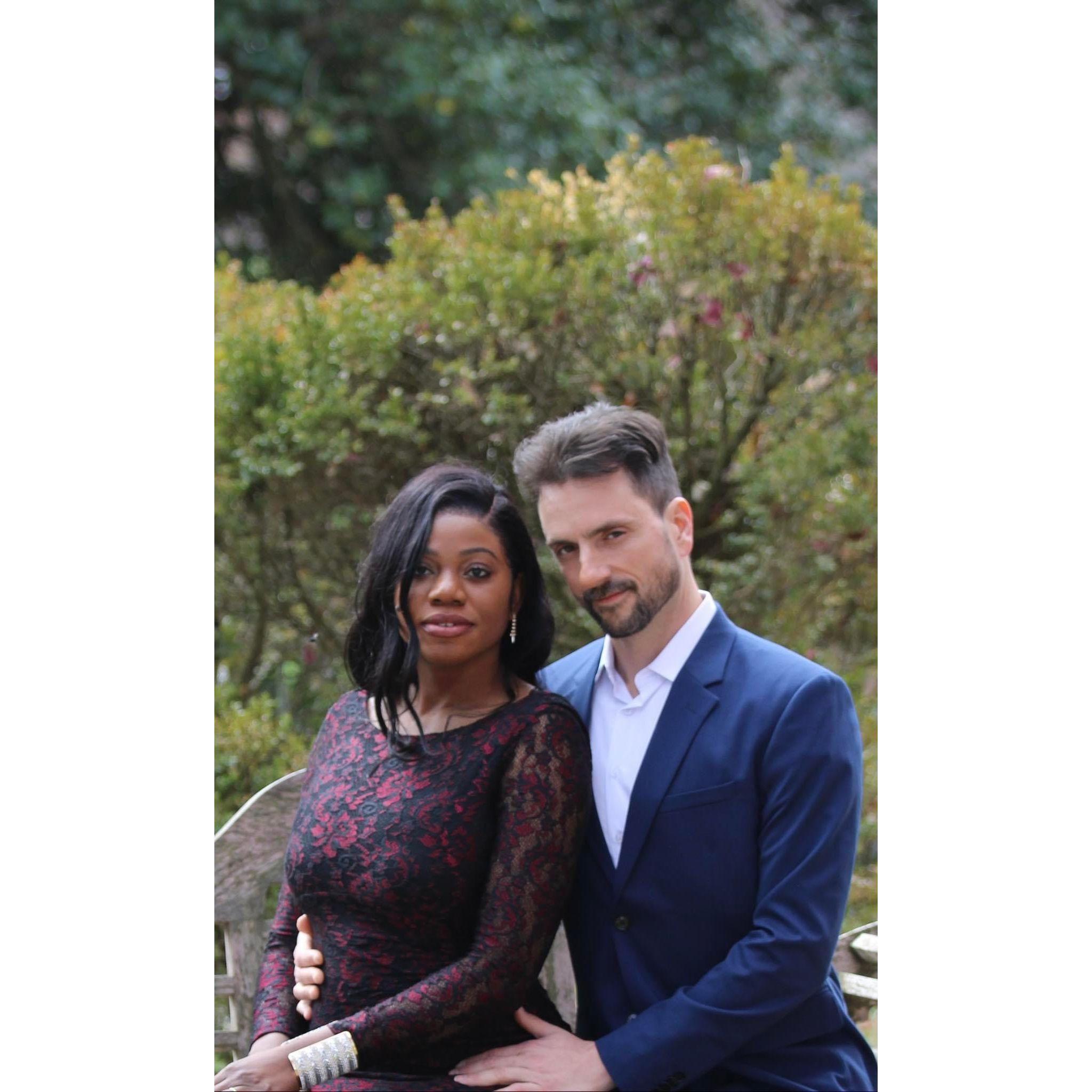 we had a wonderful time taking our first photoshoot as a couple