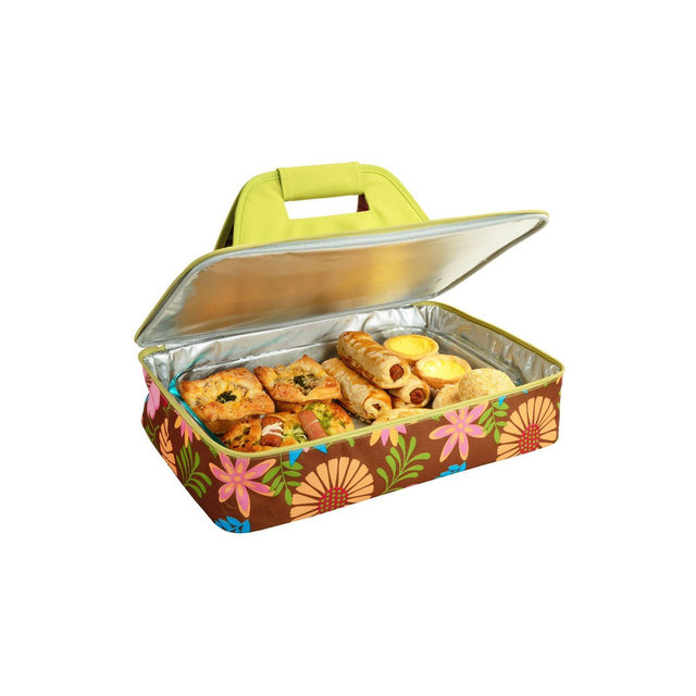 Picnic at Ascot Insulated Casserole Carrier to keep Food Hot or Cold - Floral