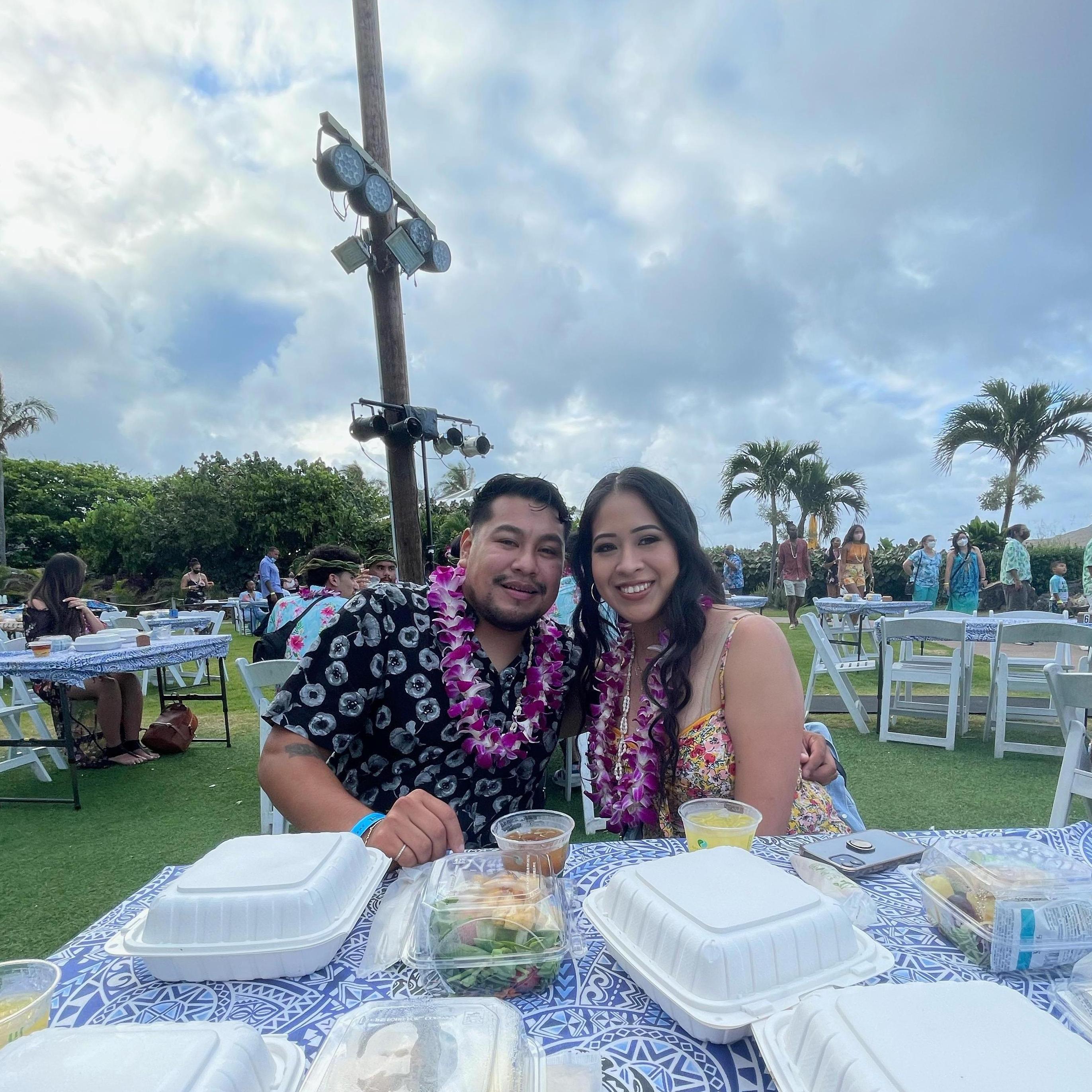 Our firs luau