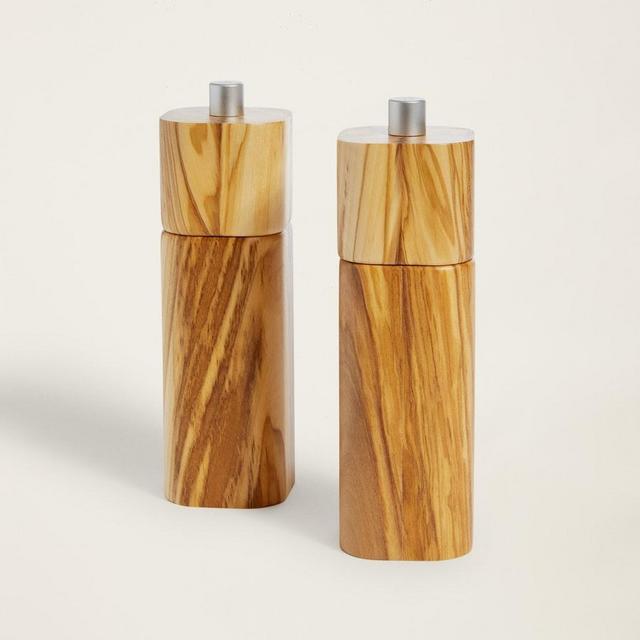 Italian Olivewood Salt & Pepper Mill Set